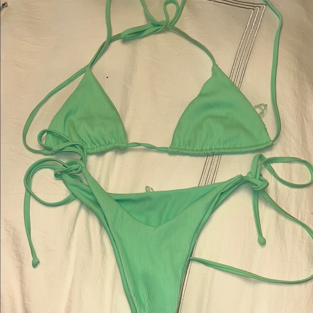 Mint Green Bikini Set